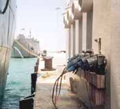 DS 60 amp and 100 amp devices provide ship to shore power.