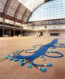 Power supply at exhibition center.